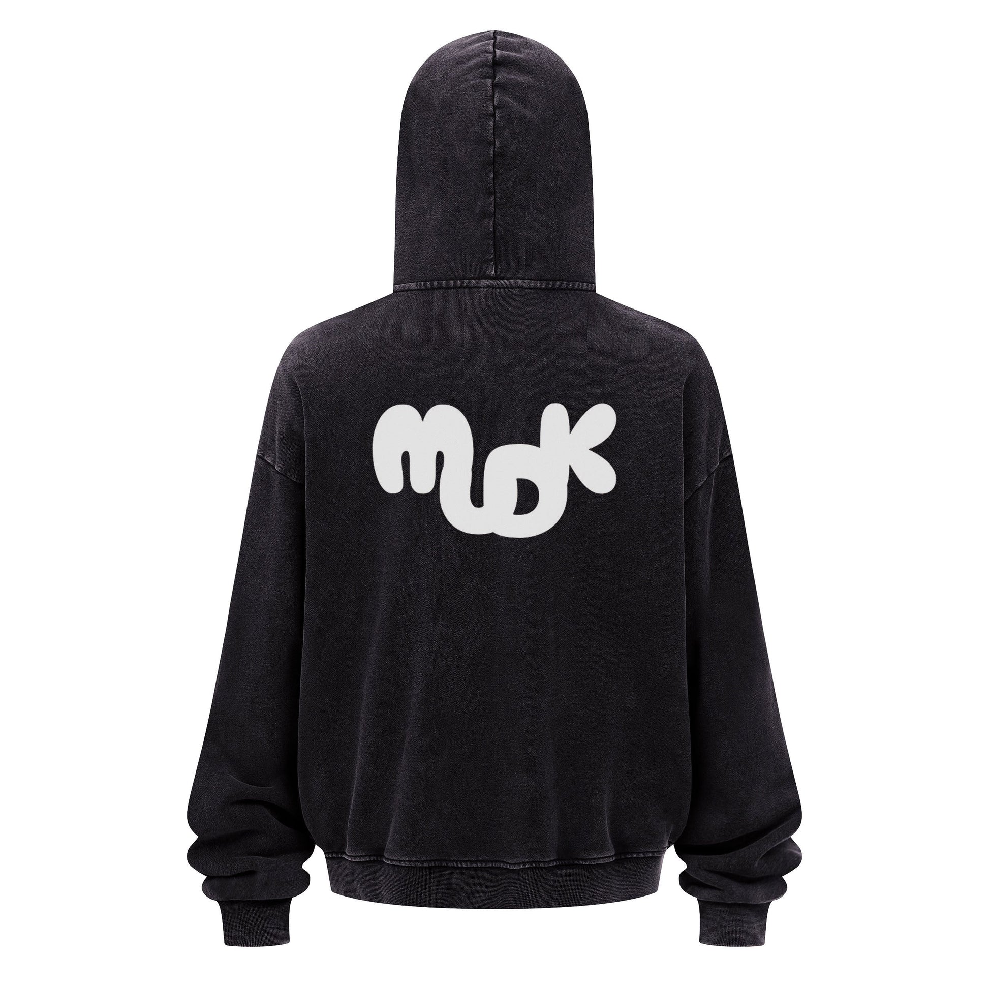 HALO Zipped Hoodie Black MUDIK - Stand out. Stay true.