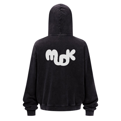 HALO Zipped Hoodie Black MUDIK - Stand out. Stay true.