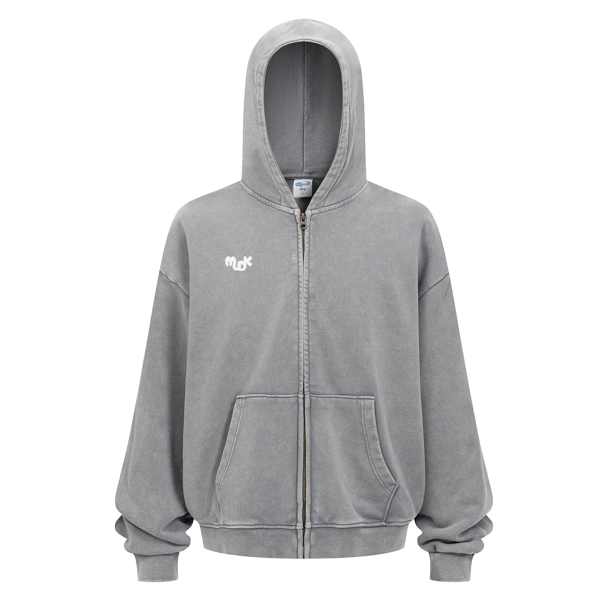 HALO Zipped Hoodie Gray MUDIK - Stand out. Stay true.