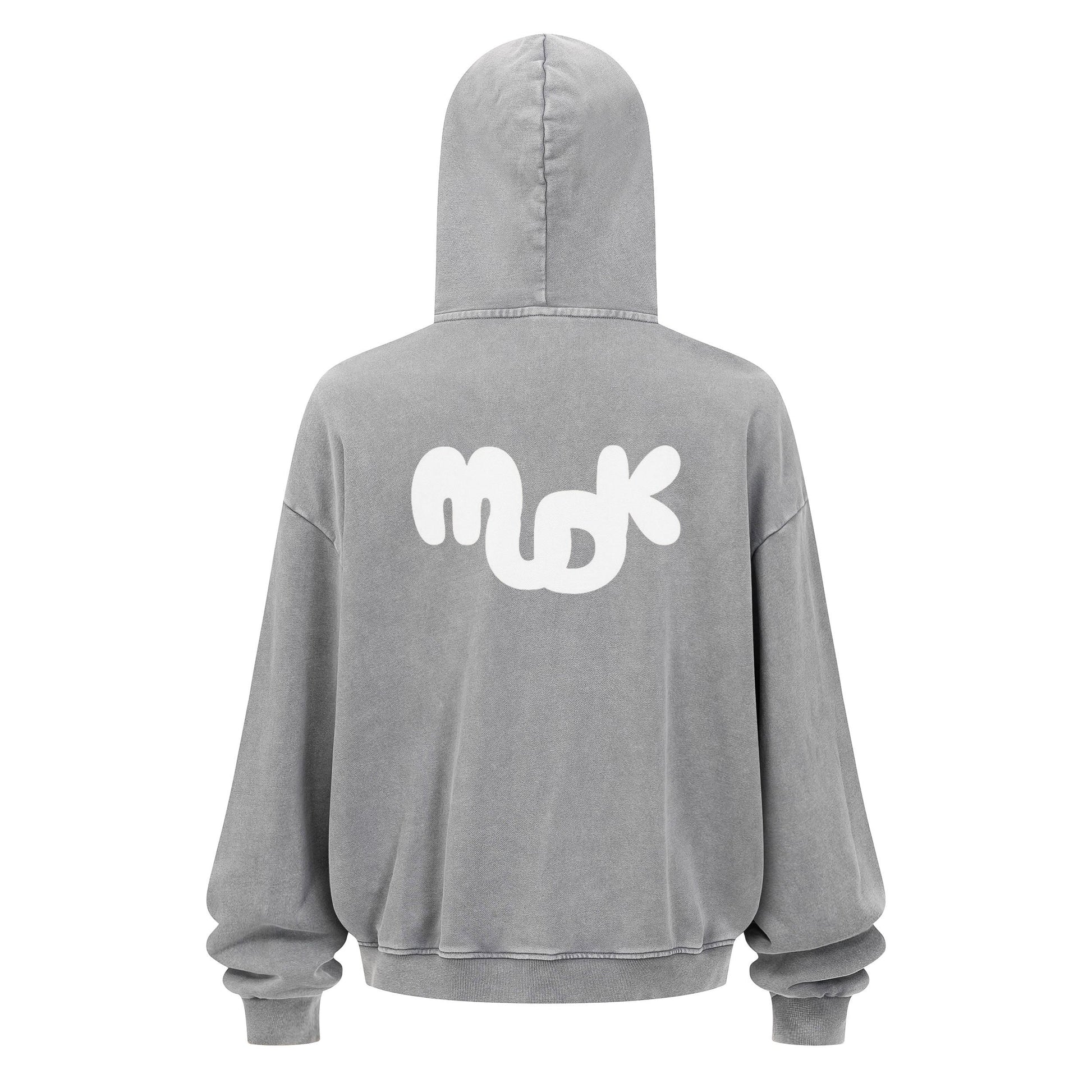 HALO Zipped Hoodie Gray MUDIK - Stand out. Stay true.