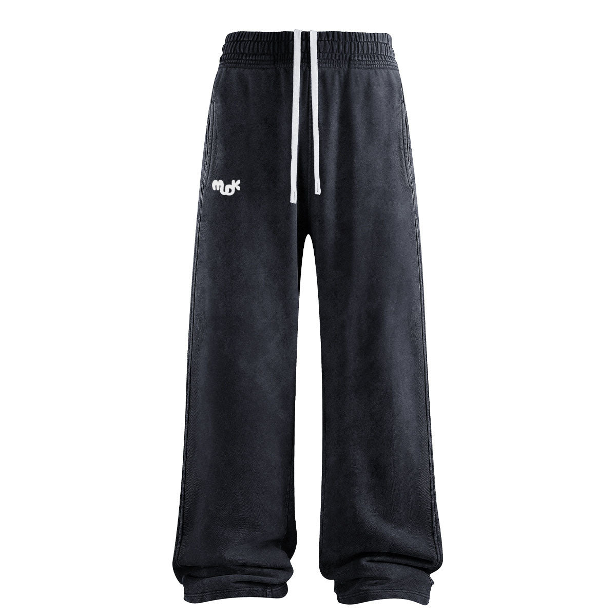 HALO Wide Leg Joggers Black MUDIK - Stand out. Stay true.