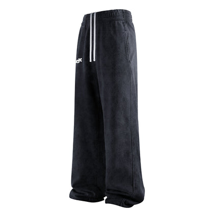 HALO Wide Leg Joggers Black MUDIK - Stand out. Stay true.