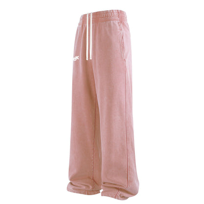 HALO Wide Leg Joggers Pink MUDIK - Stand out. Stay true.
