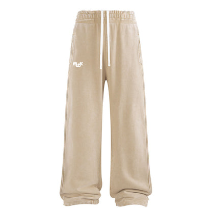 HALO Wide Leg Joggers Apricot MUDIK - Stand out. Stay true.