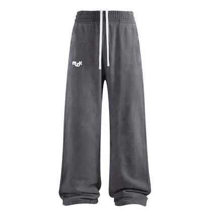 HALO Wide Leg Joggers Dark Gray Mud MUDIK - Stand out. Stay true.