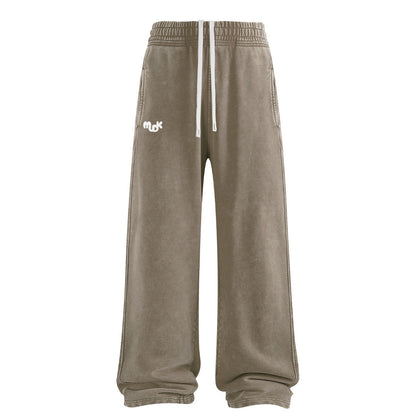 HALO Wide Leg Joggers Gray Green MUDIK - Stand out. Stay true.
