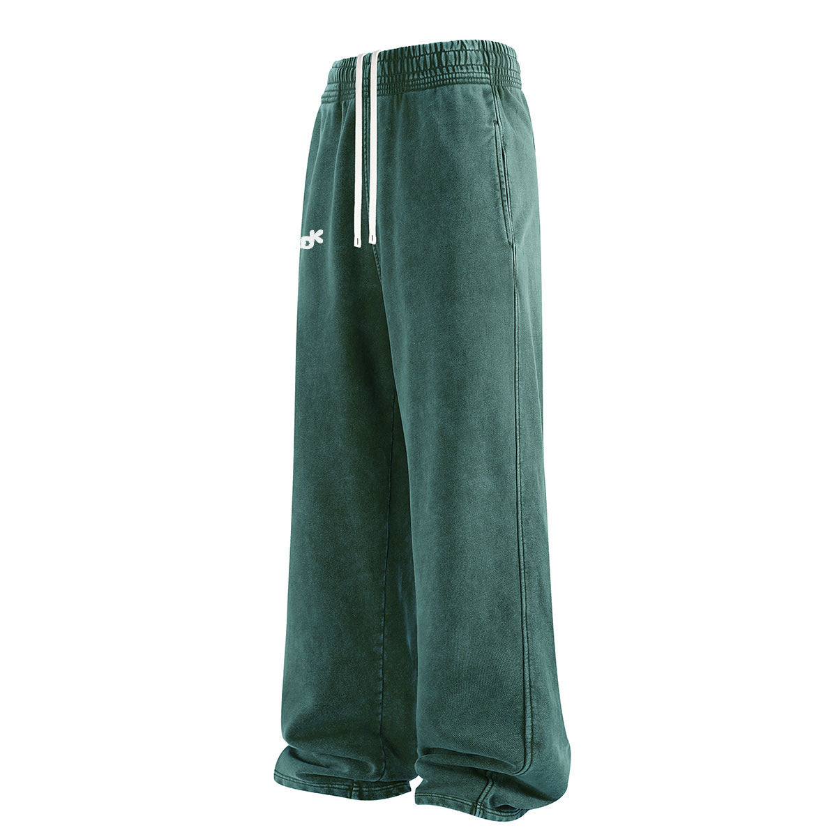 HALO Wide Leg Joggers Green MUDIK - Stand out. Stay true.