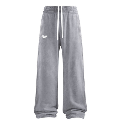 HALO Wide Leg Joggers Gray MUDIK - Stand out. Stay true.