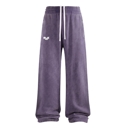 HALO Wide Leg Joggers Purple MUDIK - Stand out. Stay true.