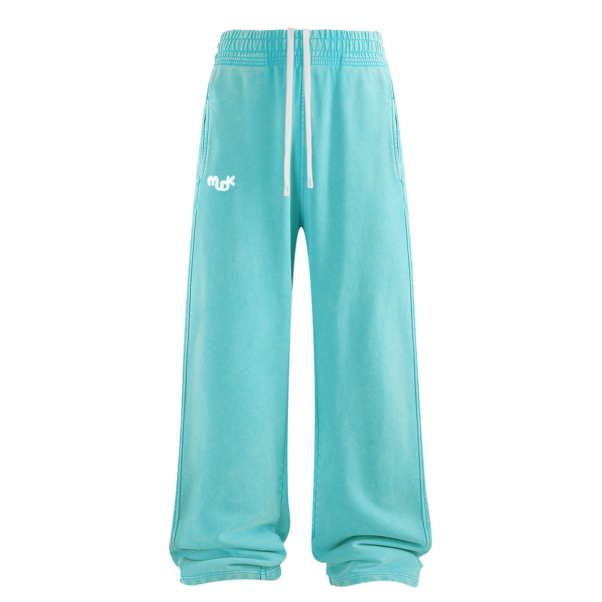 HALO Wide Leg Joggers Sky Green MUDIK - Stand out. Stay true.