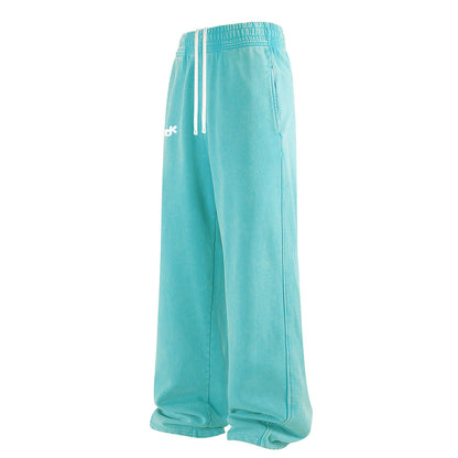 HALO Wide Leg Joggers Sky Green MUDIK - Stand out. Stay true.