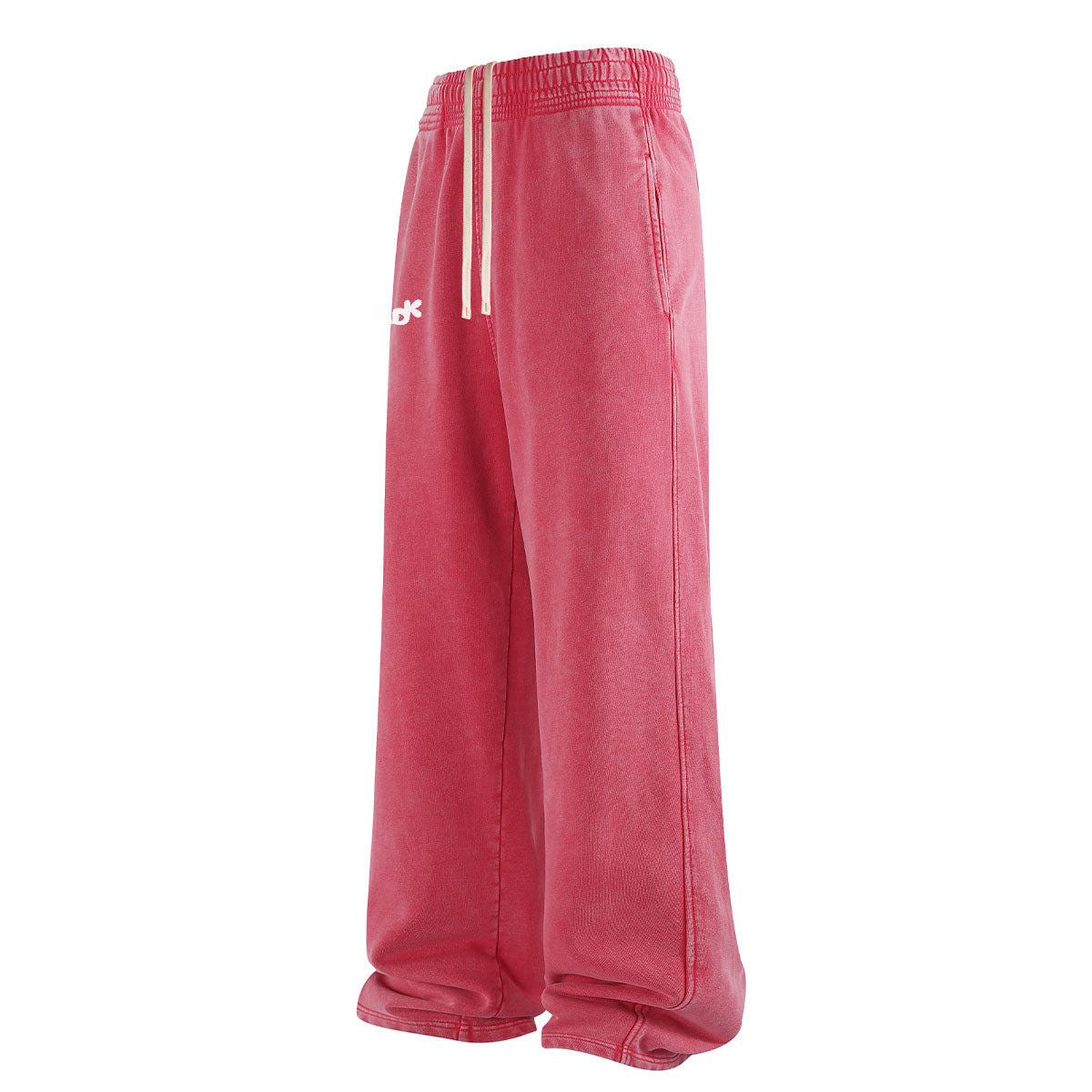 HALO Wide Leg Joggers Coral Red MUDIK - Stand out. Stay true.