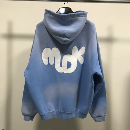 VORTEX Heavyweight Loose Hoodie Light Blue