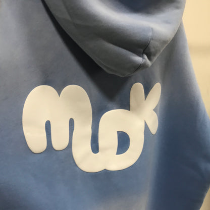 VORTEX Heavyweight Loose Hoodie Light Blue