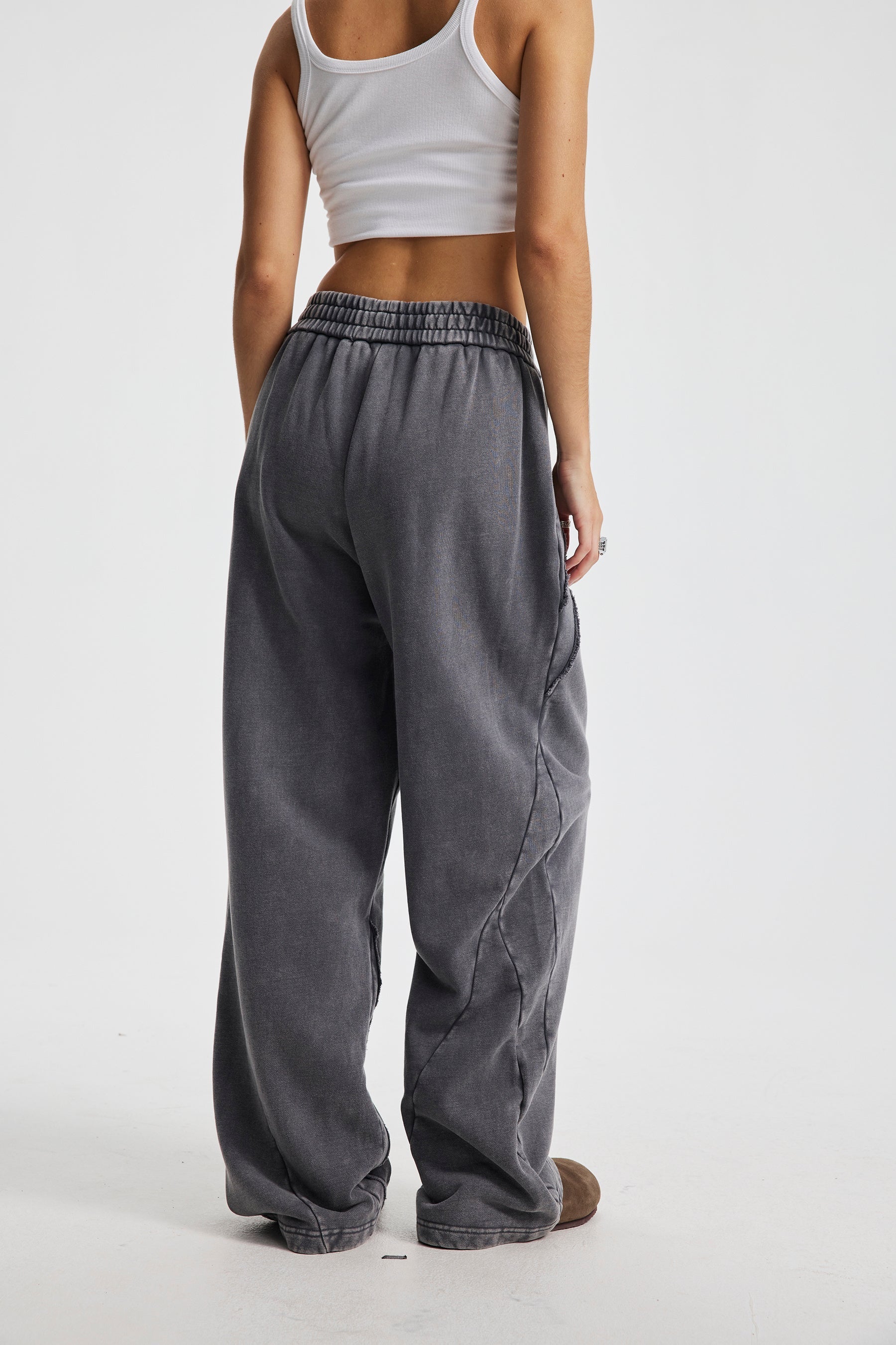 NEBULA Loose-hem Trousers Black MUDIK - Stand out. Stay true.