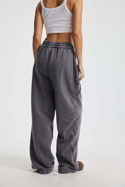 NEBULA Loose-hem Trousers Black MUDIK - Stand out. Stay true.
