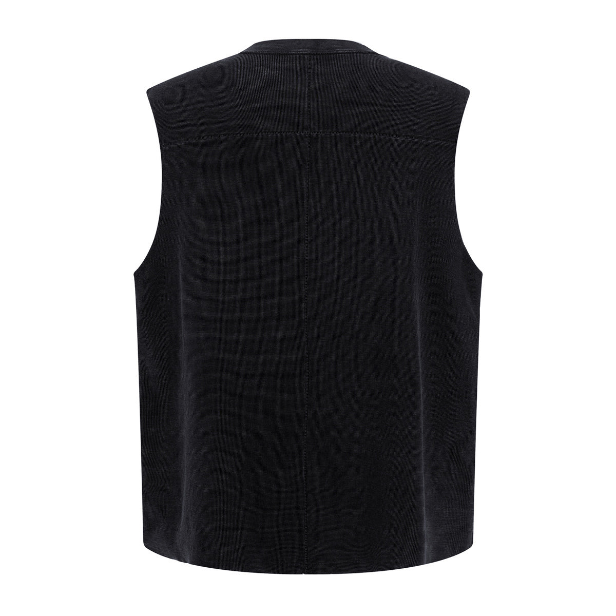 ONYX Loose Edge Vest Shirt - Black Ruins MUDIK - Stand out. Stay true.