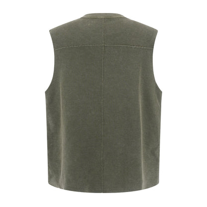 ONYX Loose Edge Vest Shirt - Ruins Green MUDIK - Stand out. Stay true.