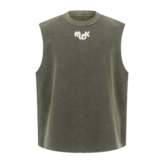 ONYX Loose Edge Vest Shirt - Ruins Green MUDIK - Stand out. Stay true.