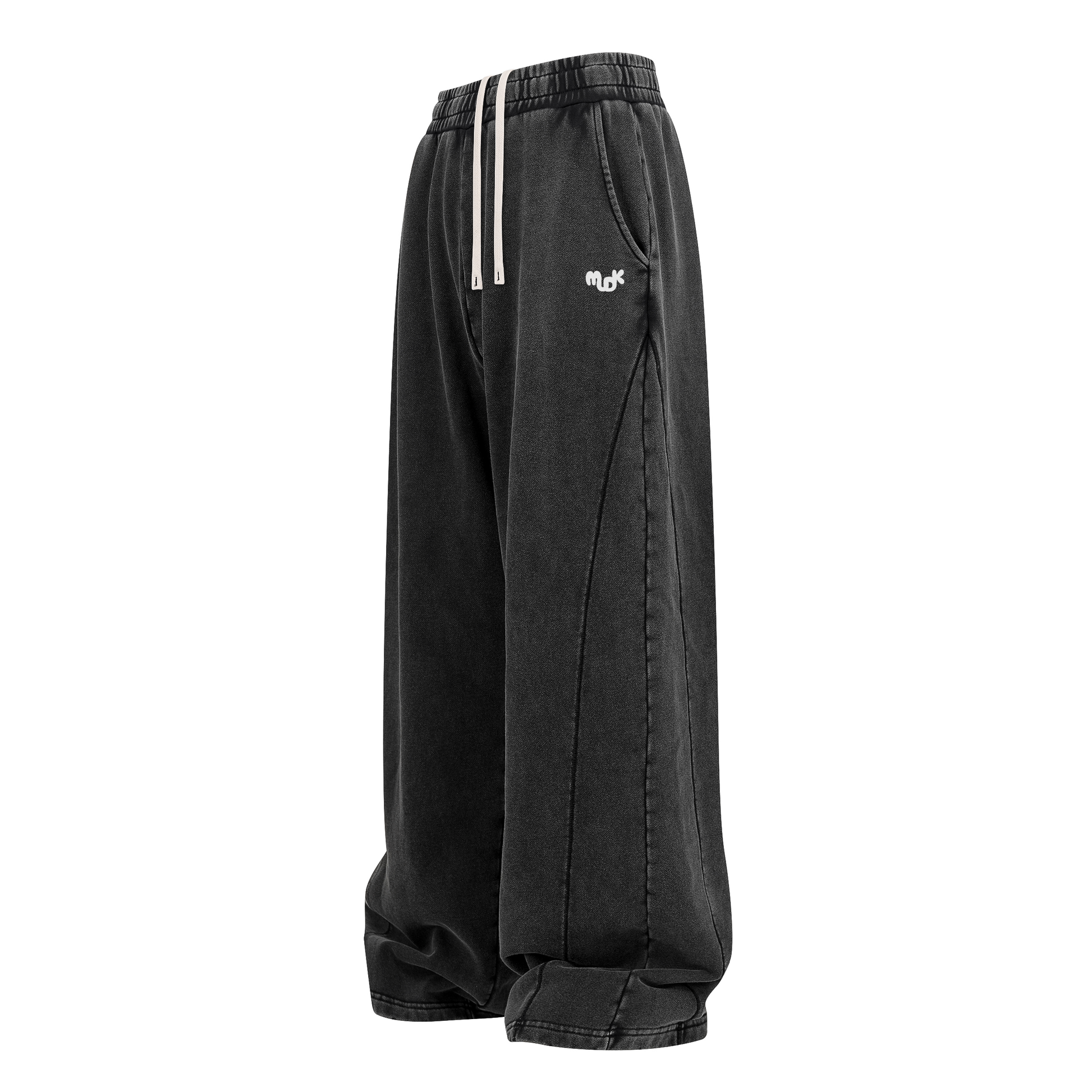 ORBIT Baggy Oversized Trousers Black MUDIK - Stand out. Stay true.