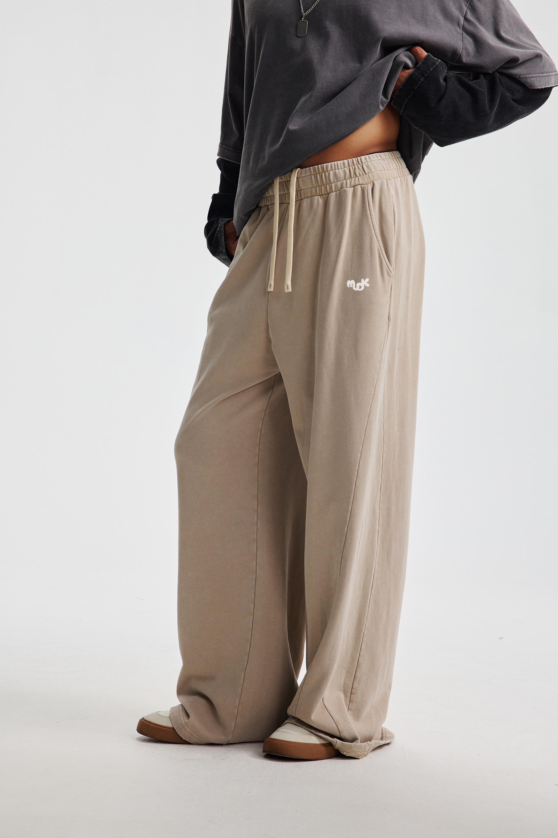 ORBIT Baggy Oversized Trousers Khaki MUDIK - Stand out. Stay true.