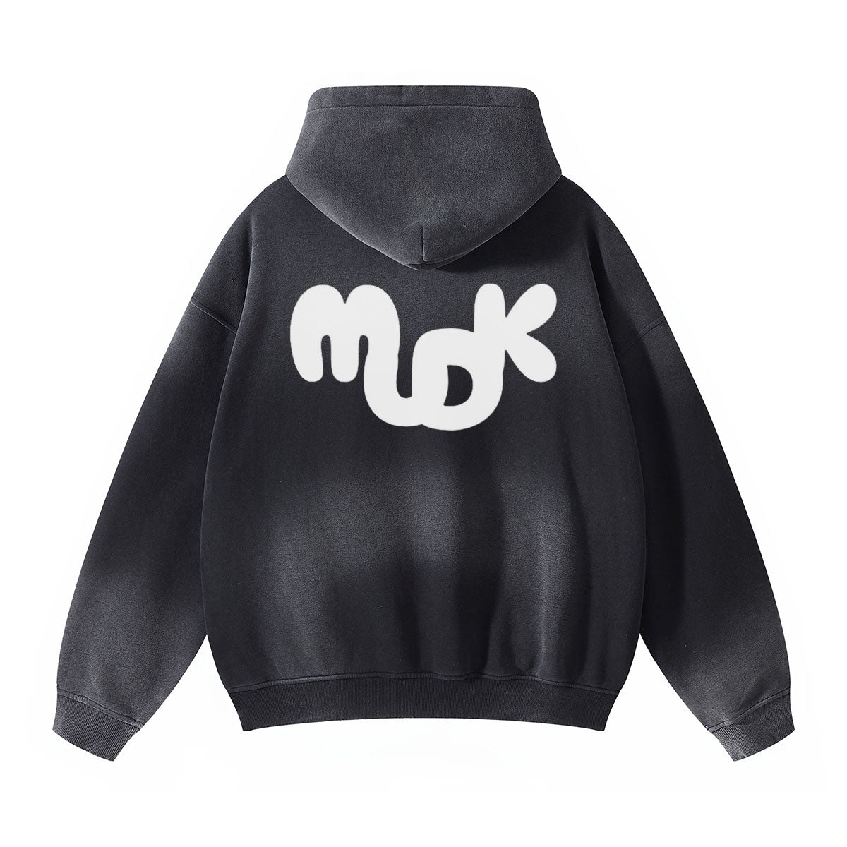 VORTEX Heavyweight Loose Hoodie Black MUDIK - Stand out. Stay true.