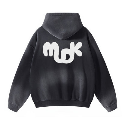 VORTEX Heavyweight Loose Hoodie Black MUDIK - Stand out. Stay true.