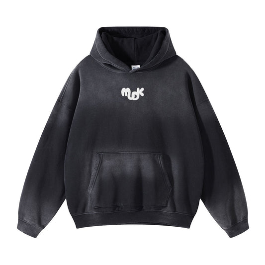 VORTEX Heavyweight Loose Hoodie Black MUDIK - Stand out. Stay true.