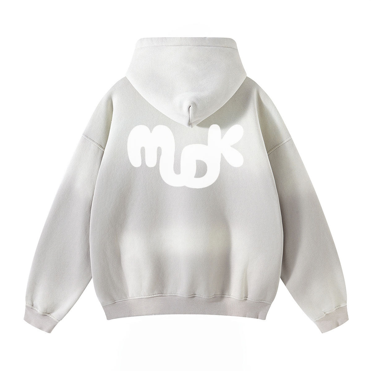 VORTEX Heavyweight Loose Hoodie Light Grey MUDIK - Stand out. Stay true.