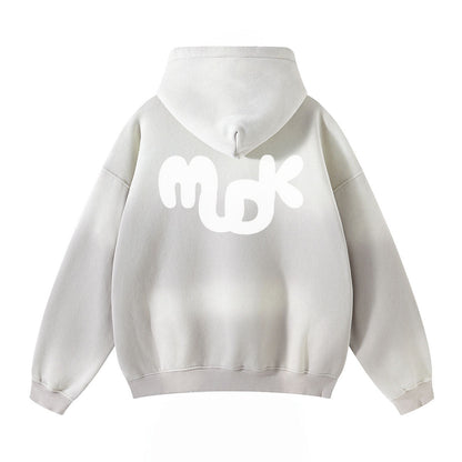 VORTEX Heavyweight Loose Hoodie Light Grey MUDIK - Stand out. Stay true.