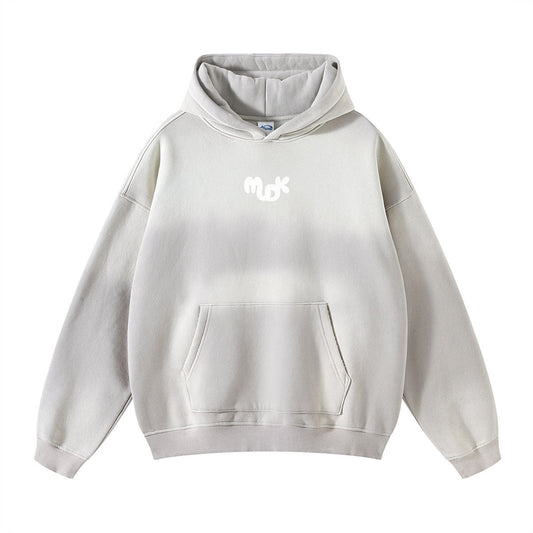VORTEX Heavyweight Loose Hoodie Light Grey MUDIK - Stand out. Stay true.