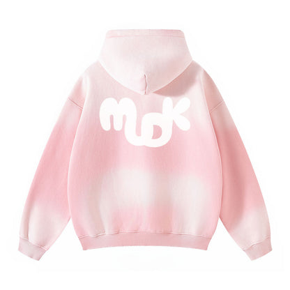 VORTEX Heavyweight Loose Hoodie Pink MUDIK - Stand out. Stay true.