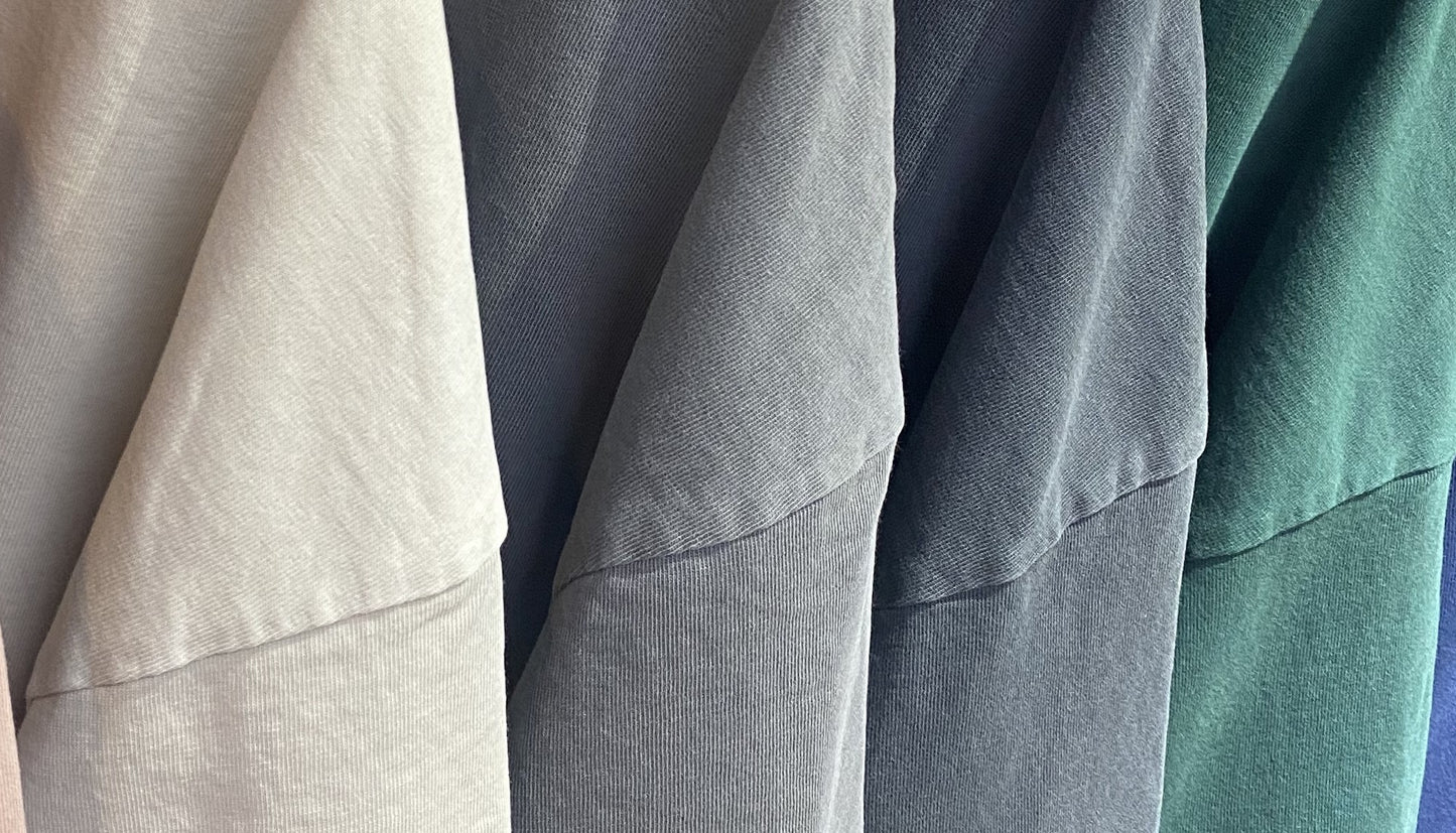 DORA Waffle T-shirt Mid-gray
